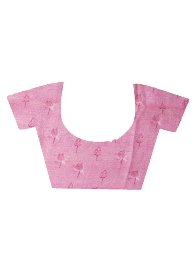 Pink Shades With Lots of Water Floral Saree
