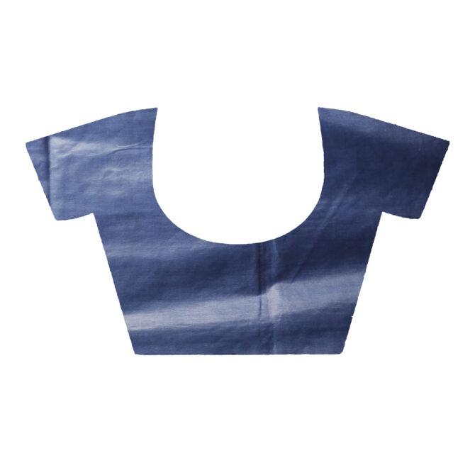 U.F Dark Blue Semi SIlk Saree