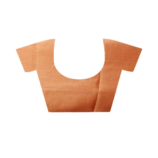 Pumpkin Orange Silk Saree