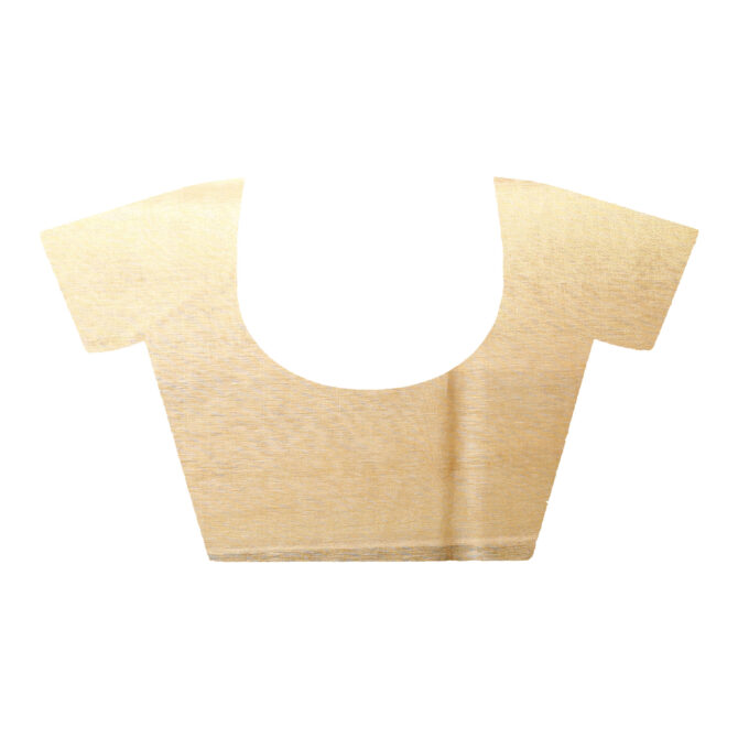Creme Tissue Linen Saree