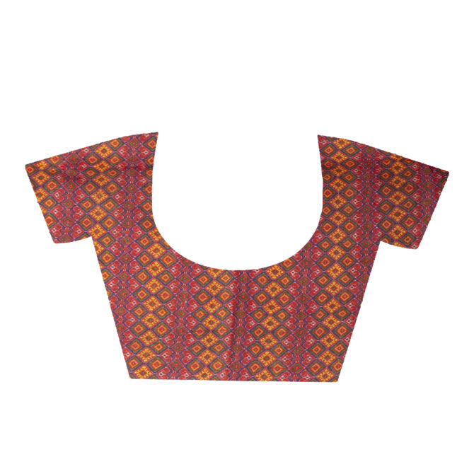 UF Multicolour Patola Linen Digital Print Saree
