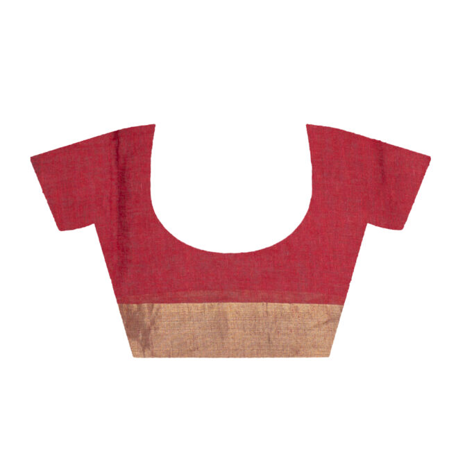 UF Multicolour Patola Linen Digital Print Saree